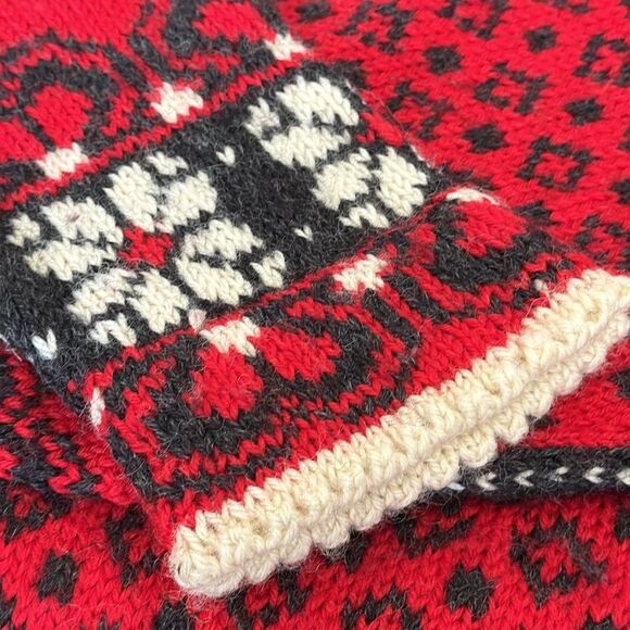 DALE of NORWAY Sweater Luxury Wool Nordic Ski Pewter Clasp Sz Small - Picture 8 of 13